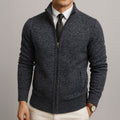Lucian I Merino Wool Zip Cardigan - Elegant and Warm