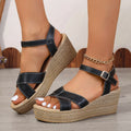 Daphnie™ | Elegant Wedge Sandals