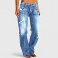 Emma | Stylish Rugged Wide-Leg Jeans